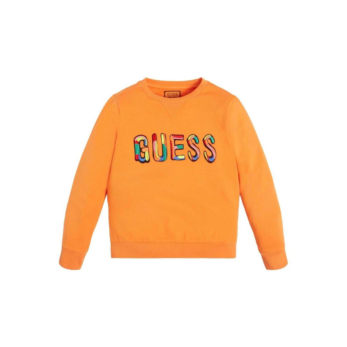 Textiel Jongens Sweaters / Sweatshirts Guess SWEAT Oranje