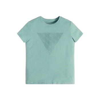 Textiel Jongens T-shirts korte mouwen Guess SS T SHIRT Blauw