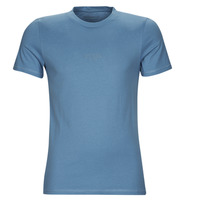 Textiel Heren T-shirts korte mouwen Guess AIDY CN SS TEE Blauw