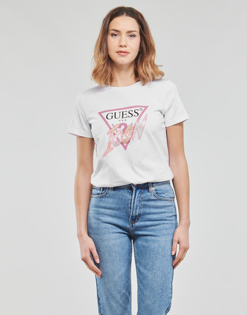 Guess SS CN ICON TEE Wit