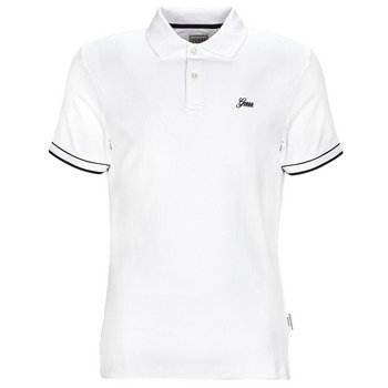 Textiel Heren Polo's korte mouwen Guess OLIVER SS POLO Wit