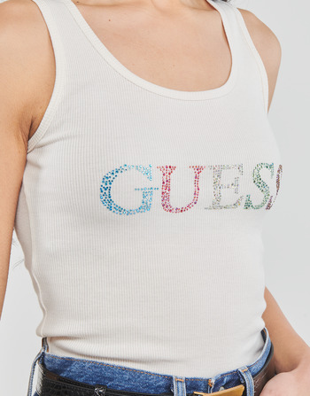 Guess COLORFUL LOGO TANK TOP Wit