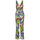 Textiel Dames Jumpsuites / Tuinbroeken Guess SS COWL POPLIA OVERALL Multicolour
