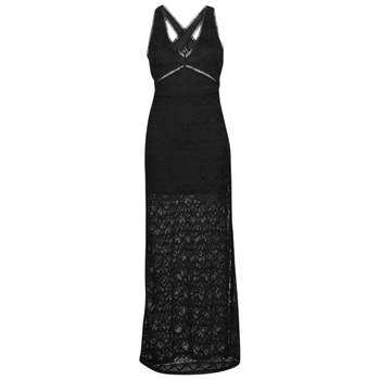 Textiel Dames Lange jurken Guess SL LIZA LONG DRESS Zwart