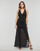 Textiel Dames Lange jurken Guess SL LIZA LONG DRESS Zwart