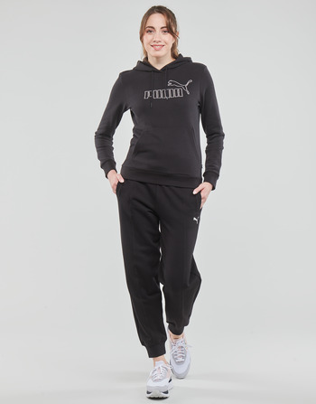 Textiel Dames Trainingsbroeken Puma HER HIGH WAIS PANTS Zwart