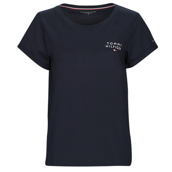 Textiel Dames T-shirts korte mouwen Tommy Hilfiger SHORT SLEEVE T-SHIRT Marine
