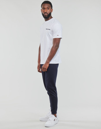 Tommy Jeans TJM CLSC LINEAR CHEST TEE Wit