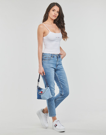 Tommy Jeans TJW BBY COLOR LINEAR STRAP TOP Wit