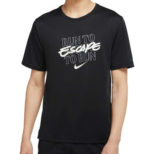 Textiel Heren T-shirts korte mouwen Nike  Zwart