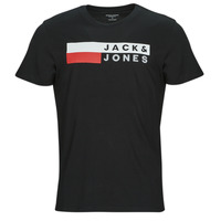 Textiel Heren T-shirts korte mouwen Jack & Jones JJECORP LOGO TEE SS O-NECK Zwart