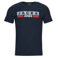 Textiel Heren T-shirts korte mouwen Jack & Jones JJECORP LOGO TEE SS O-NECK Marine