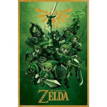Wonen Posters The Legend Of Zelda TA4106 Multicolour