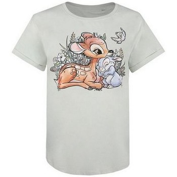 Textiel Dames T-shirts met lange mouwen Bambi  Groen