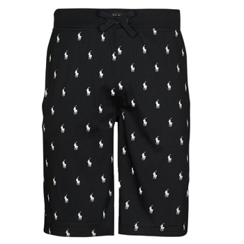 Textiel Heren Korte broeken / Bermuda's Polo Ralph Lauren SLEEPWEAR-SLIM SHORT-SLEEP-BOTTOM Zwart / Wit