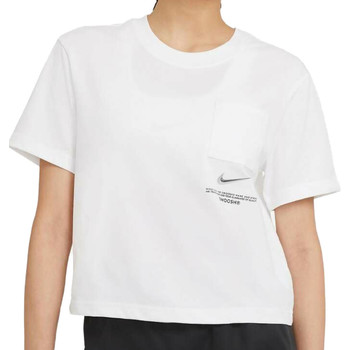 Textiel Dames T-shirts korte mouwen Nike  Wit