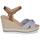 Schoenen Dames Sandalen / Open schoenen Tom Tailor 5390211 Blauw / Bruin / Wit