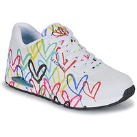 Schoenen Dames Lage sneakers Skechers UNO Wit / Multicolour