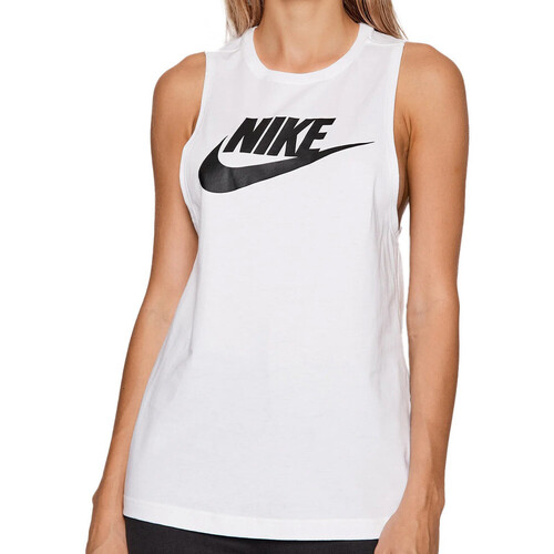 Textiel Dames Mouwloze tops Nike  Wit
