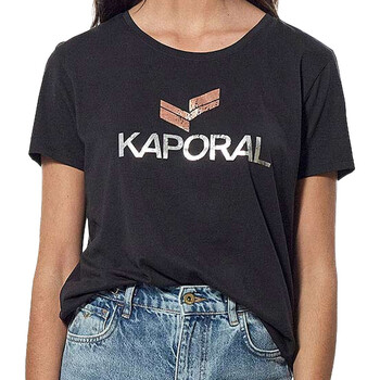 Textiel Dames T-shirts & Polo’s Kaporal  Zwart
