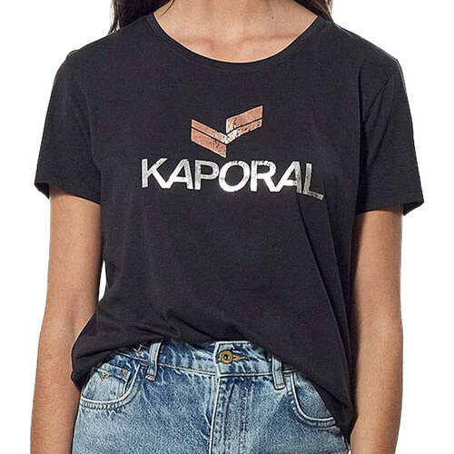 Textiel Dames T-shirts & Polo’s Kaporal  Zwart