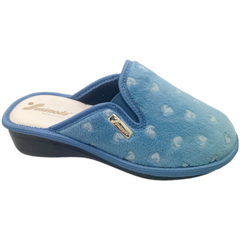 Schoenen Dames Leren slippers Susimoda SUSICIABav Blauw