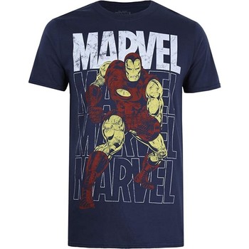 Textiel Heren T-shirts met lange mouwen Marvel  Multicolour