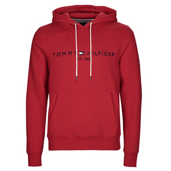 Textiel Heren Sweaters / Sweatshirts Tommy Hilfiger TOMMY LOGO HOODY Rood