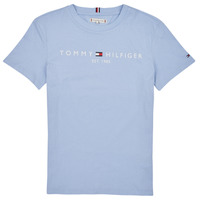 Textiel Kinderen T-shirts korte mouwen Tommy Hilfiger U ESSENTIAL Blauw