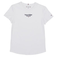 Textiel Meisjes T-shirts korte mouwen Tommy Hilfiger TOMMY GRAPHIC TEE S/S Wit