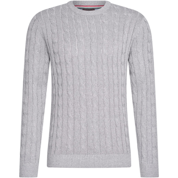Textiel Heren Sweaters / Sweatshirts Cappuccino Italia Cable Pullover Grijs Grijs