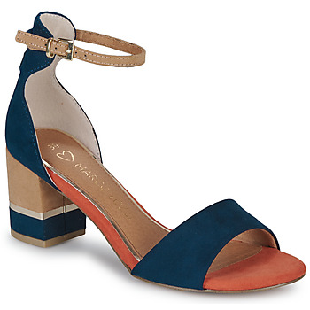 Schoenen Dames Sandalen / Open schoenen Marco Tozzi 2-2-28303-20-890 Blauw / Oranje