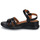 Schoenen Dames Sandalen / Open schoenen Geox D PISA Zwart