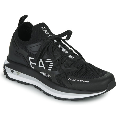 Schoenen Heren Lage sneakers Emporio Armani EA7  Zwart / Wit