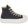 Schoenen Dames Hoge sneakers Converse CHUCK TAYLOR ALL STAR LIFT HI Zwart / Wit / Goud