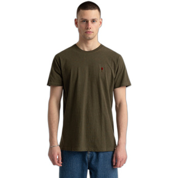 Textiel Heren T-shirts korte mouwen Revolution T-shirt  Regular Groen
