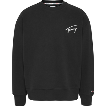 Tommy Jeans Signature Crew Sweater Zwart