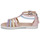 Schoenen Meisjes Sandalen / Open schoenen Geox J SANDAL KARLY GIRL Roze / Blauw / Mauve