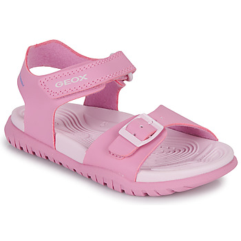 Schoenen Meisjes Sandalen / Open schoenen Geox J SANDAL FOMMIEX GIR Roze