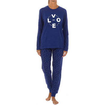 Textiel Dames Pyjama's / nachthemden Kisses And Love KL45184 Blauw