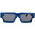 Horloges & Sieraden Zonnebrillen Leziff Occhiali da Sole  Miami M4939 C07 Marmo Blu Blauw