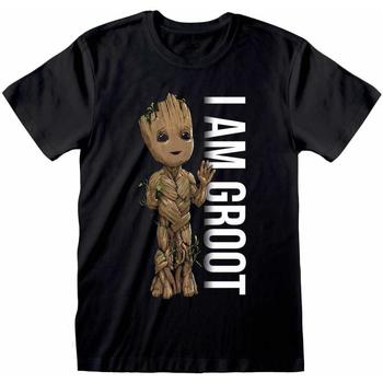 Textiel T-shirts met lange mouwen Guardians Of The Galaxy  Zwart
