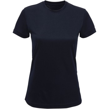 Textiel Dames T-shirts met lange mouwen Tridri  Blauw