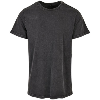 Textiel Heren T-shirts met lange mouwen Build Your Brand BY190 Zwart