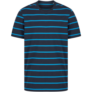 Textiel Heren T-shirts met lange mouwen Front Row FR136 Blauw