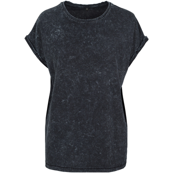 Textiel Dames T-shirts met lange mouwen Build Your Brand BY053 Zwart