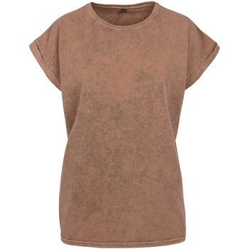 Textiel Dames T-shirts met lange mouwen Build Your Brand BY053 Multicolour