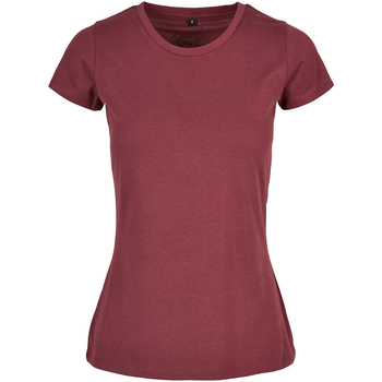Textiel Dames T-shirts met lange mouwen Build Your Brand BB012 Violet