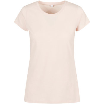 Textiel Dames T-shirts met lange mouwen Build Your Brand BB012 Rood