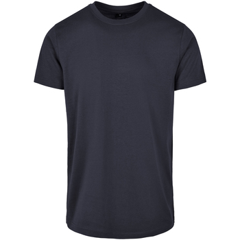 Textiel Heren T-shirts met lange mouwen Build Your Brand BB010 Blauw